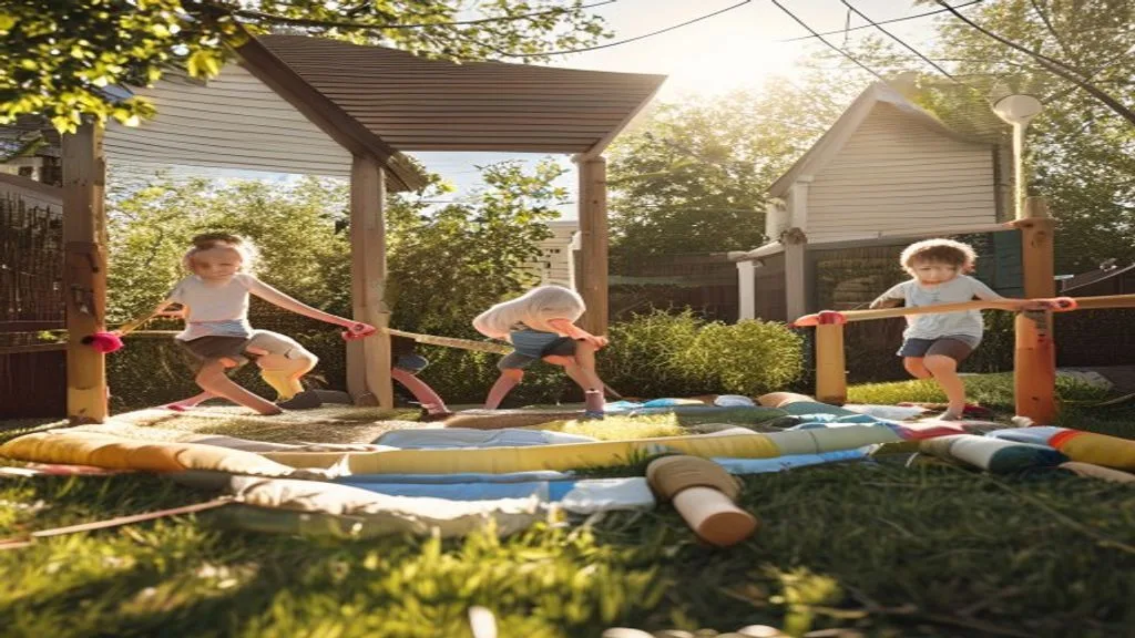 How to Make a Backyard Obstacle Course for Kids With No Equipment