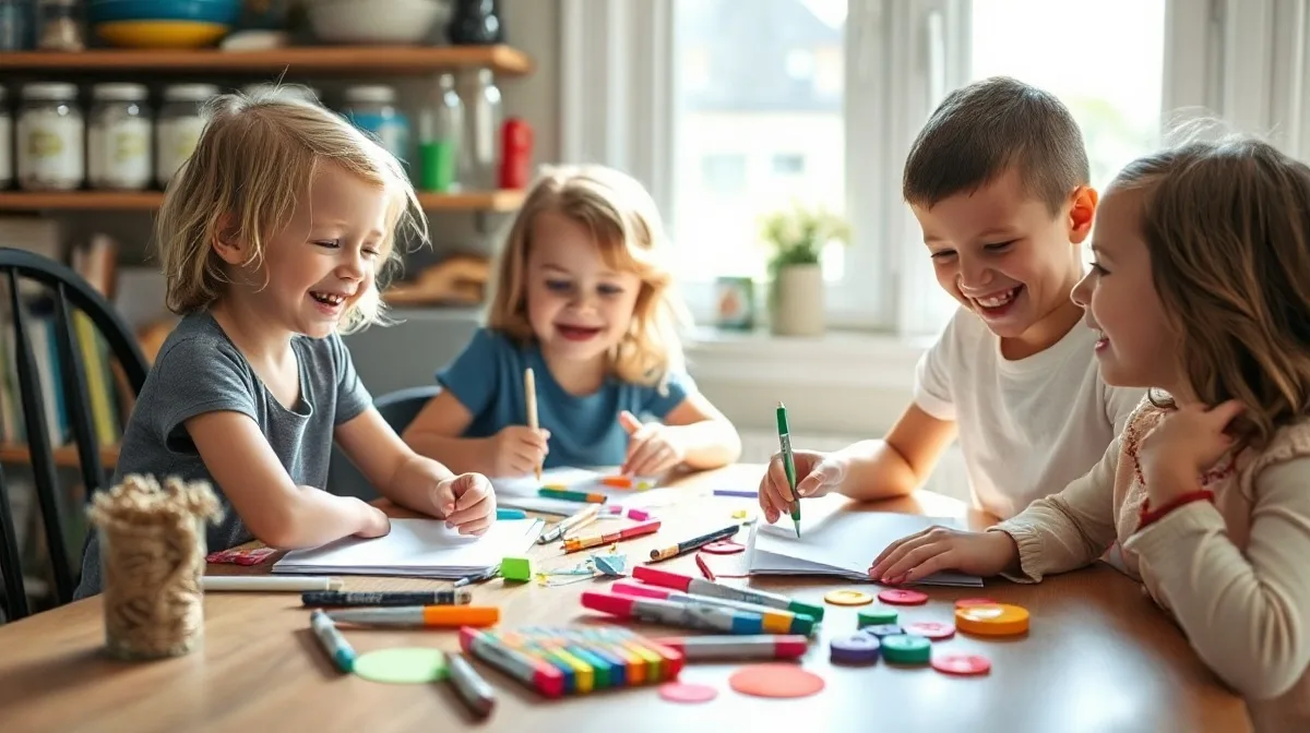 Easy Crafts for Kids at Home Using Household Items