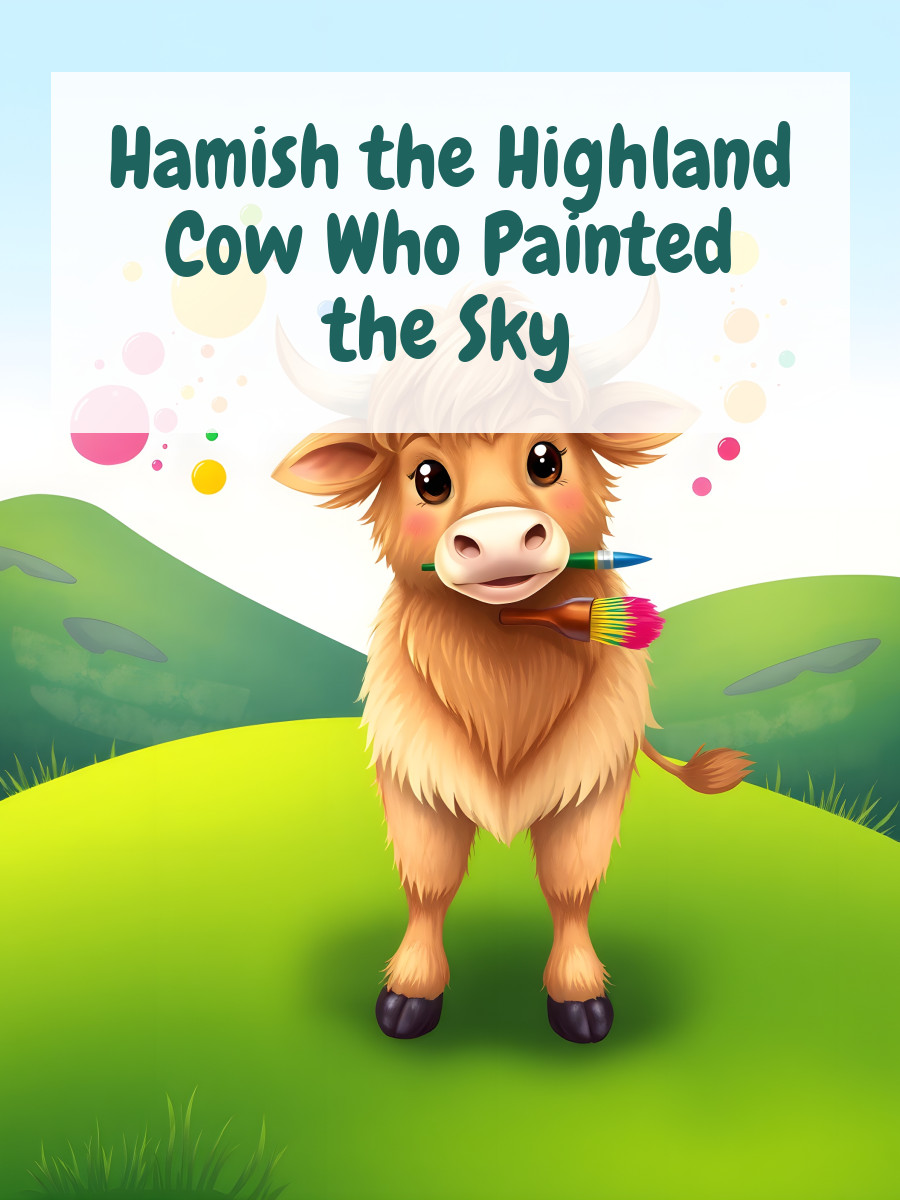 Hamish the Highland Cow Who Painted the Sky